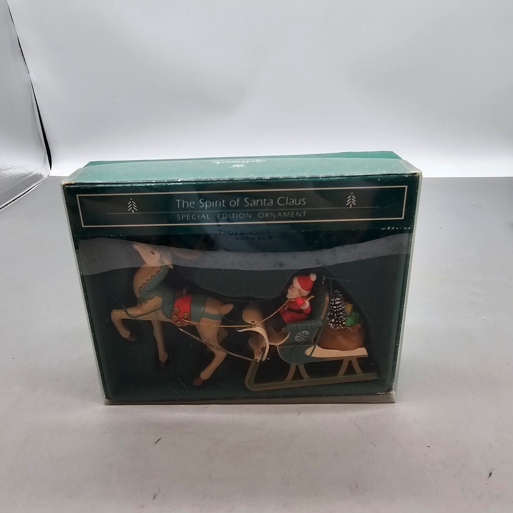 1985 Hallmark Keepsake Ornament Spirit of Santa Claus Special Edition QX498-5